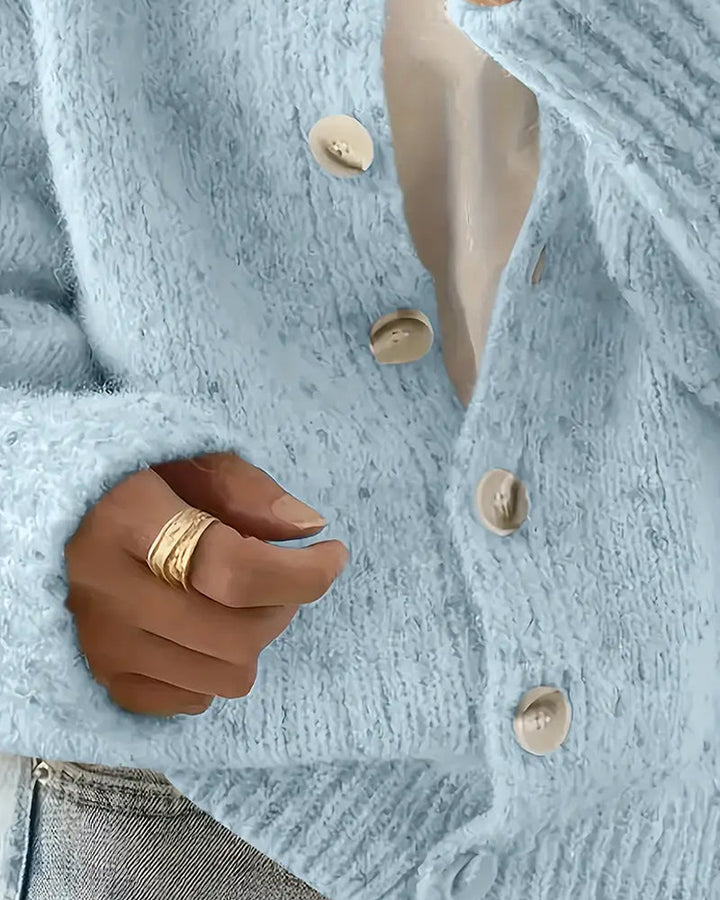 Cardigan uni confortable