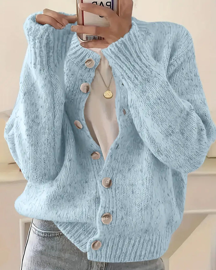 Cardigan uni confortable