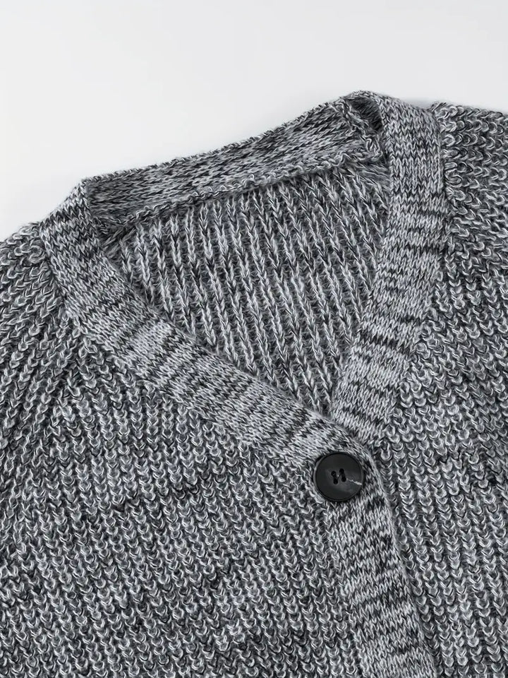 Cardigan élégant en maille de polyester pour femme