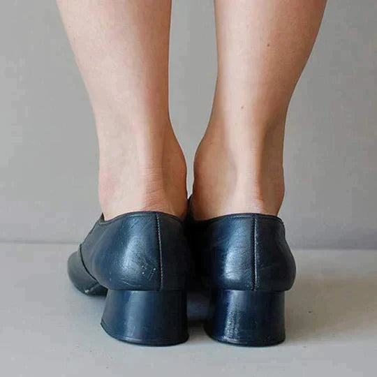 Sandales orthopédiques en cuir chic