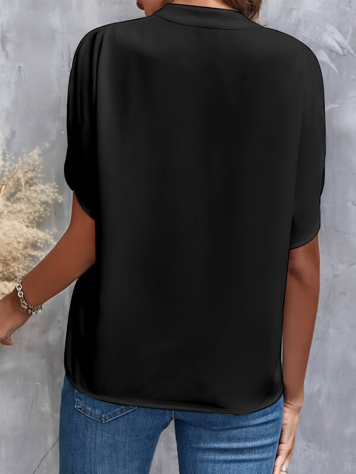 Blouse soyeuse, luxueuse et élégante