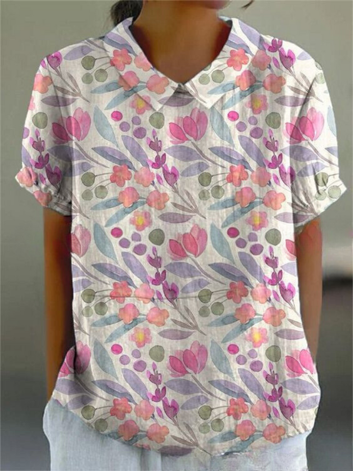 Chemise légère à imprimé floral