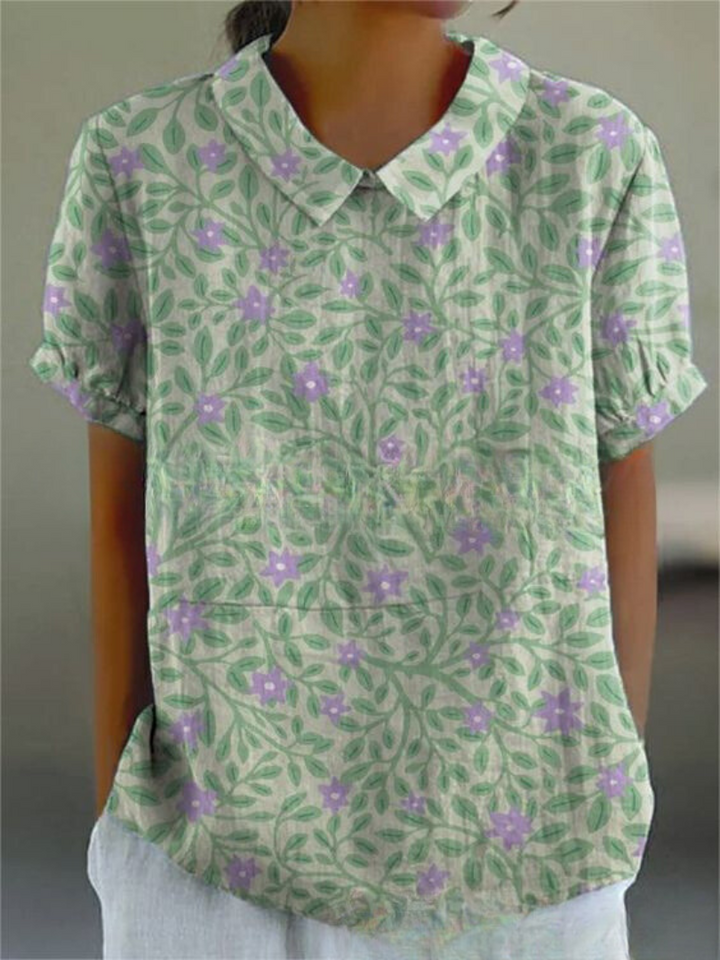 Chemise légère à imprimé floral