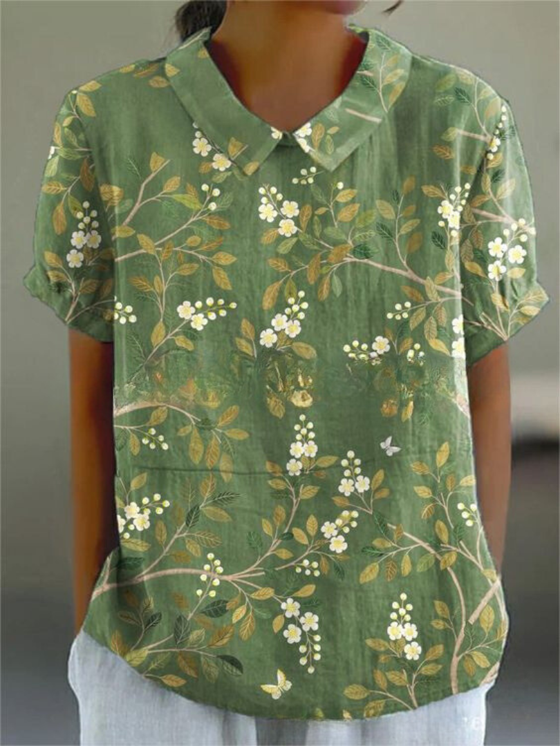 Chemise légère à imprimé floral