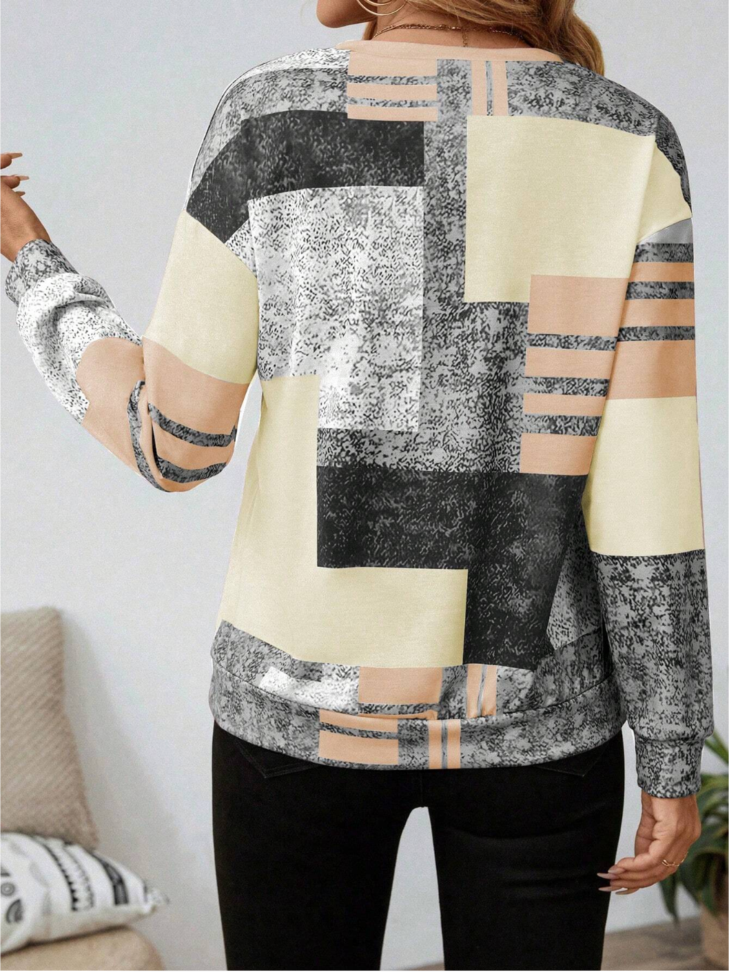Pull-over à manches longues Chic Vintage