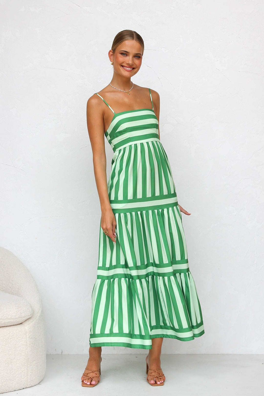 Robe de soirée longue et fluide