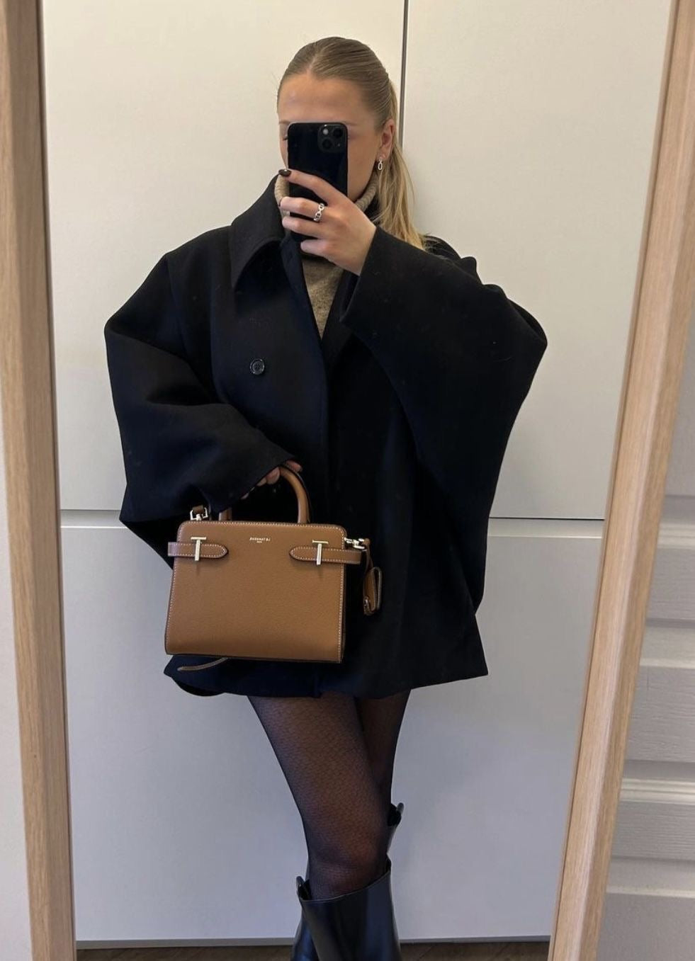 Veste oversize chic en laine pour femme