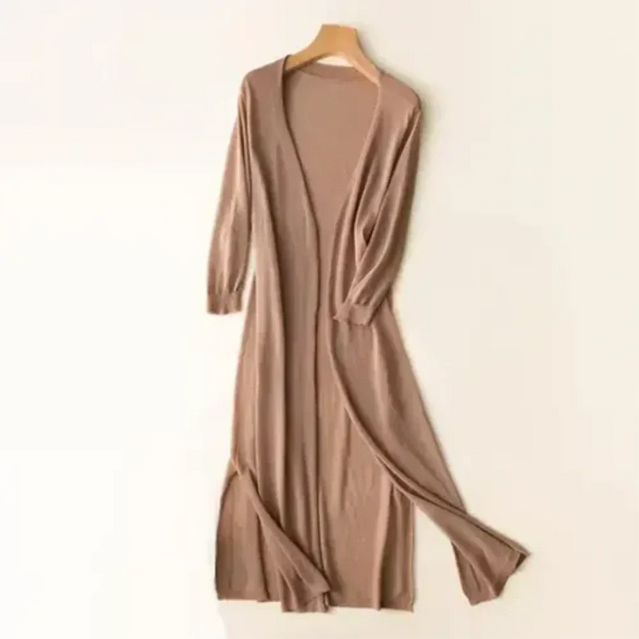 Cardigan long léger et élégant pour femme