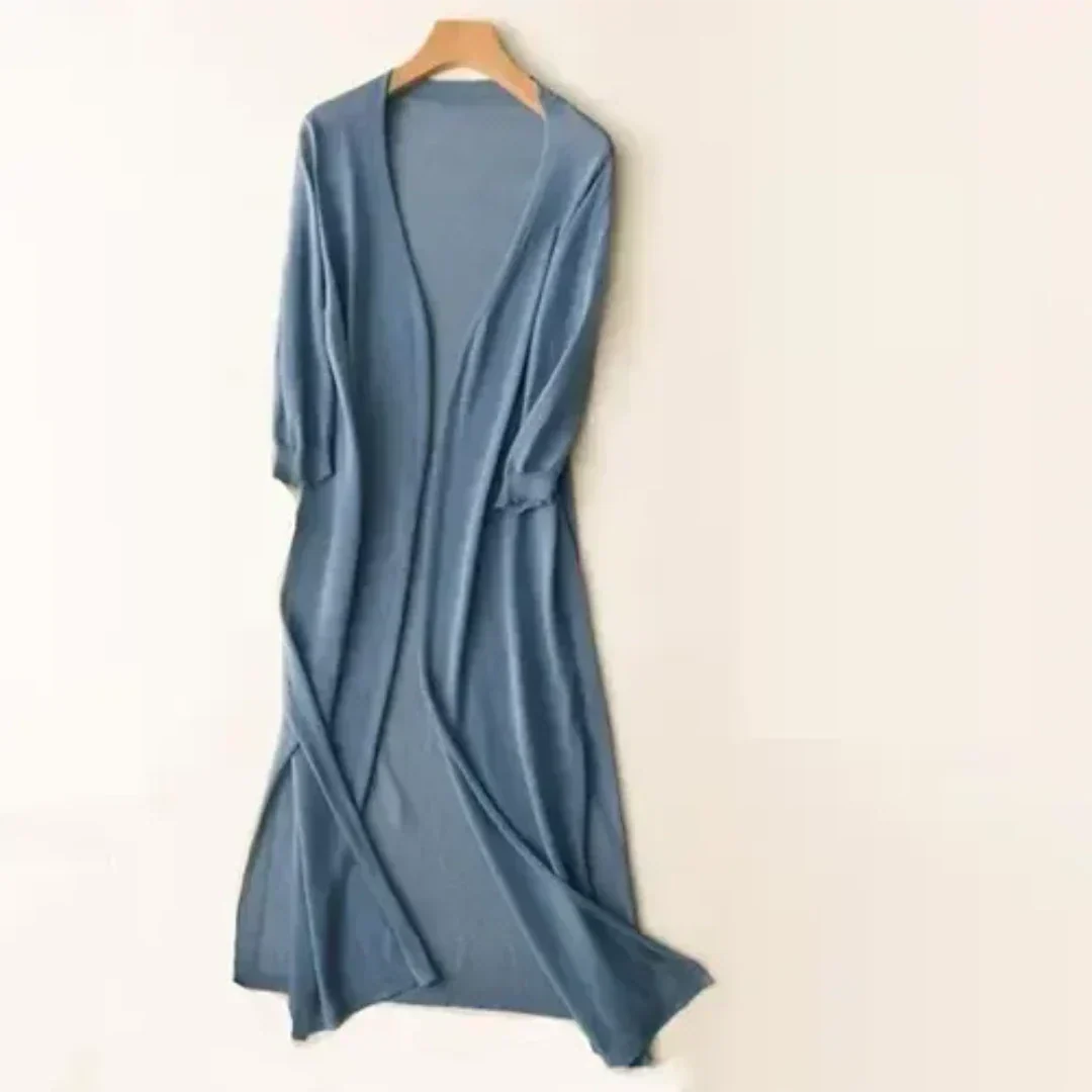 Cardigan long léger et élégant pour femme