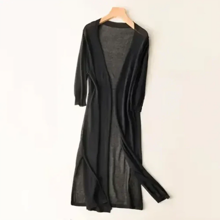 Cardigan long léger et élégant pour femme