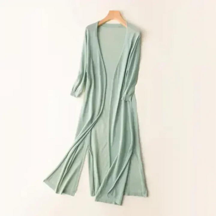 Cardigan long léger et élégant pour femme
