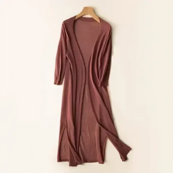 Cardigan long léger et élégant pour femme