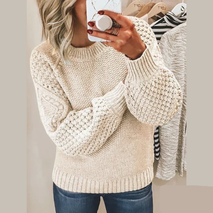 Imara Pull en tricot doux texturé