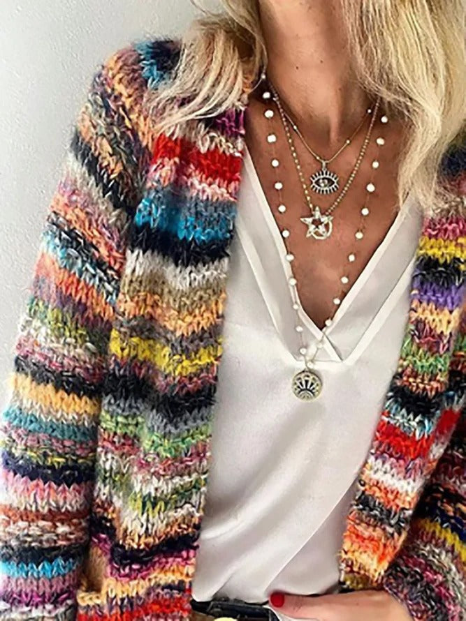 Pull islandais en maille Fair Isle