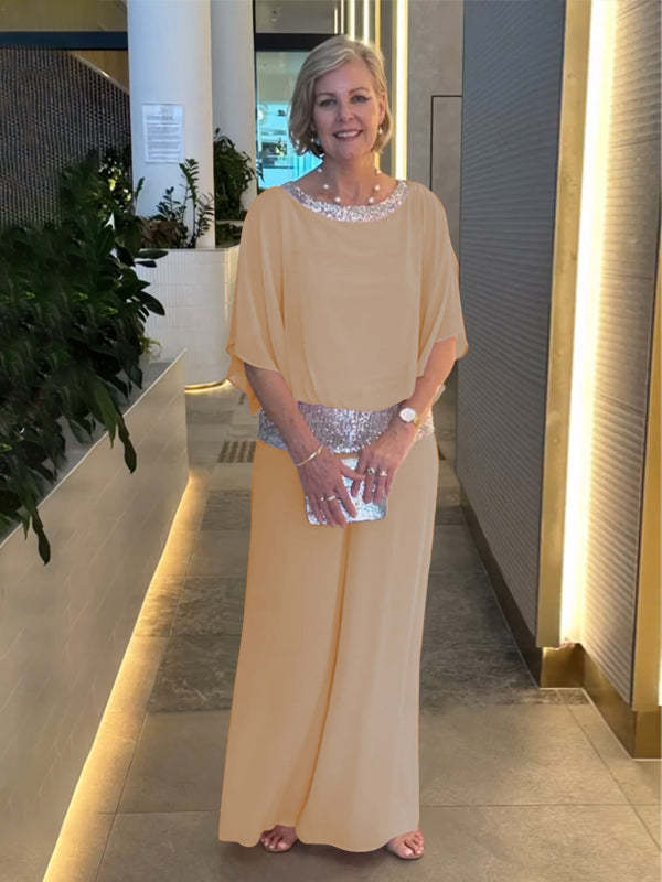 Costume à sequins chic avec un éclat raffiné