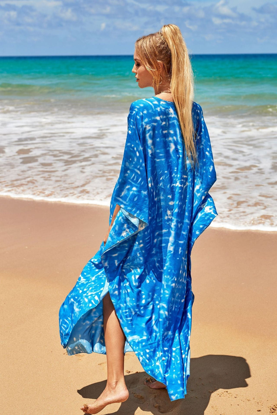 Robe de Resort Seafoam Bloom