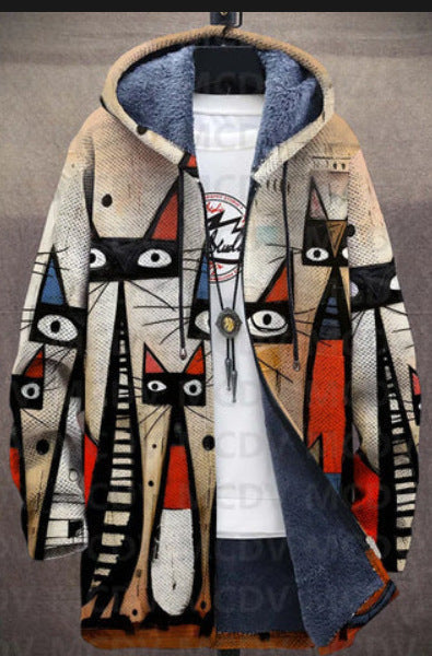 Veste à imprimés Cool Cat pour hommes