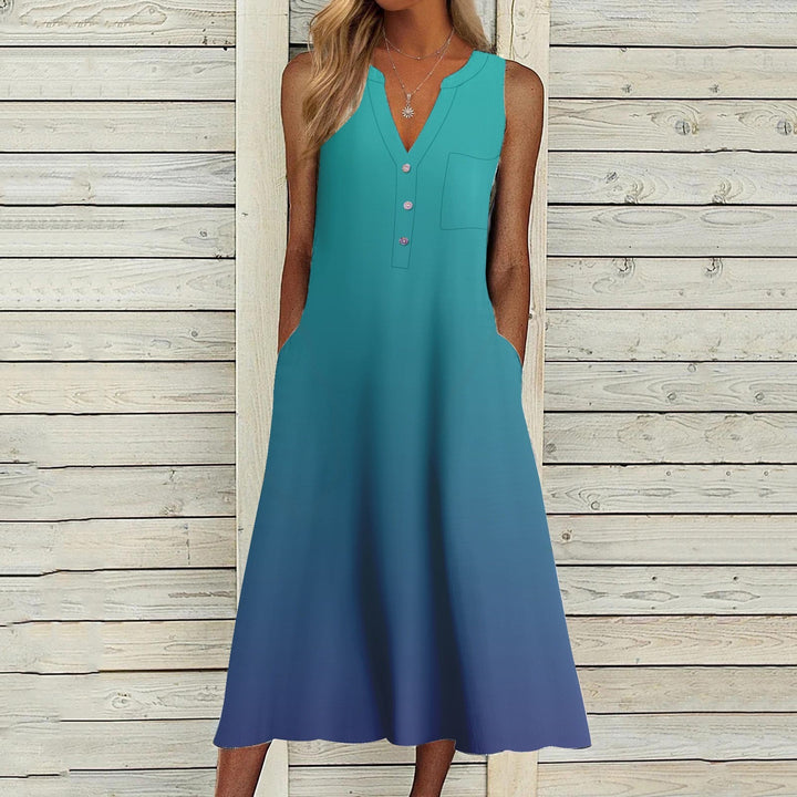 Robe chic et décontractée à rayures modernes