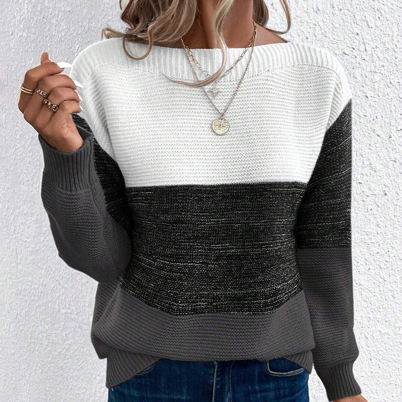 Pull en maille polyvalent à manches longues