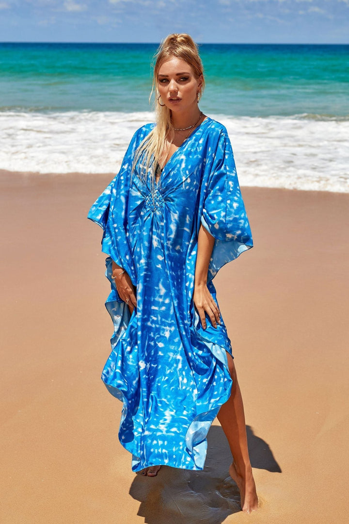 Robe de Resort Seafoam Bloom