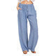 Pantalons coupe droite en Ice Silk pour femmes