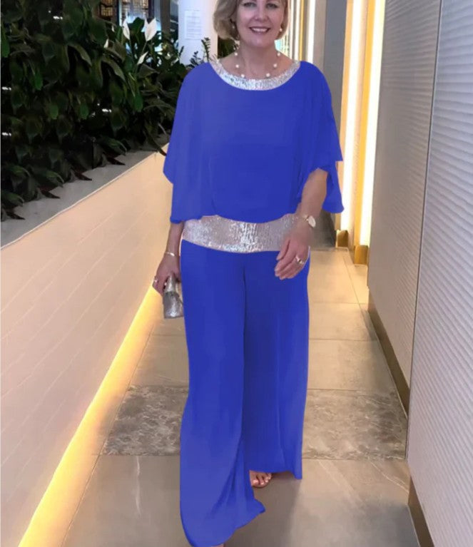 Costume à sequins chic avec un éclat raffiné