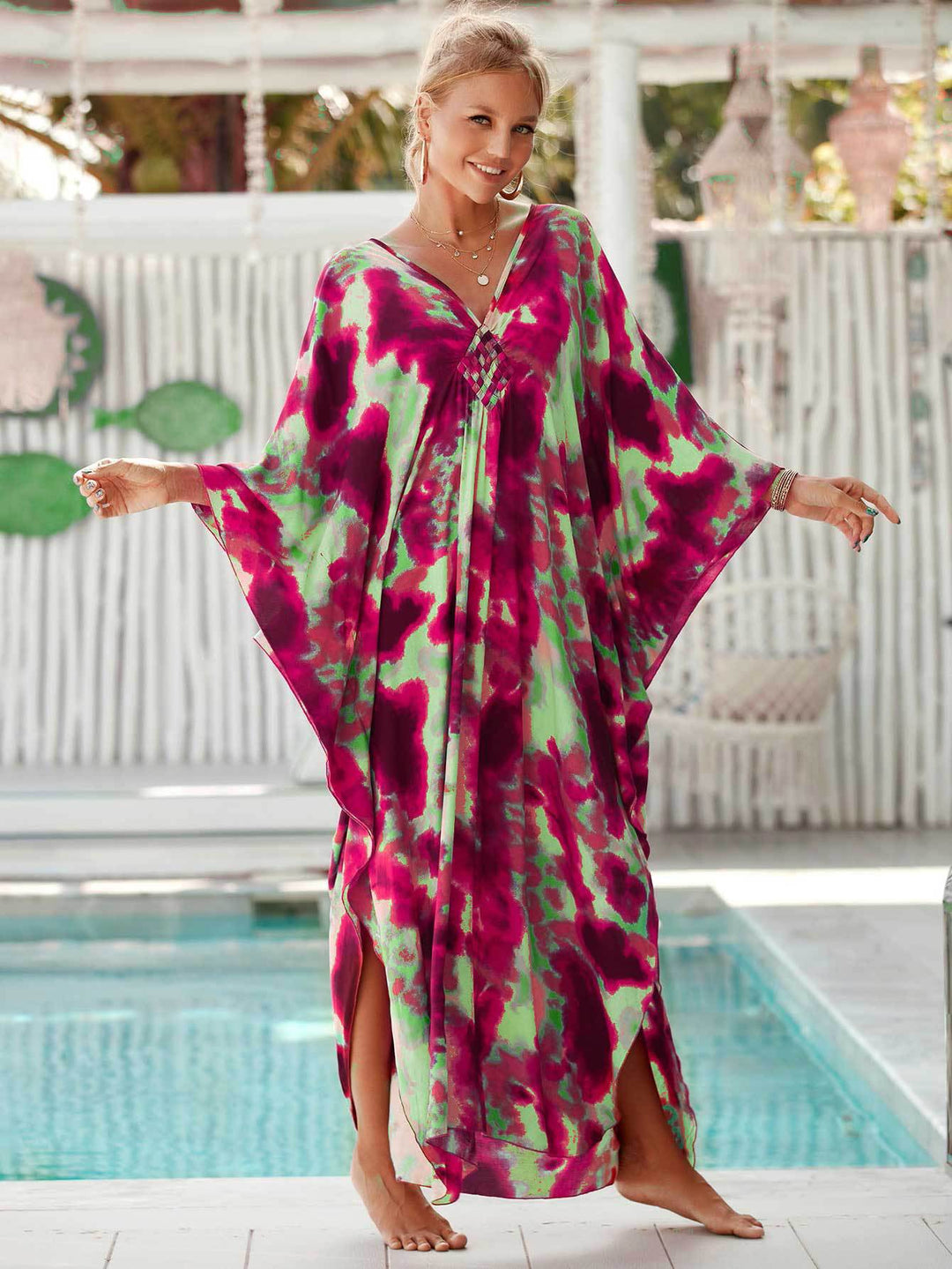Dusk Mirage Long Dress avec grâce sans effort