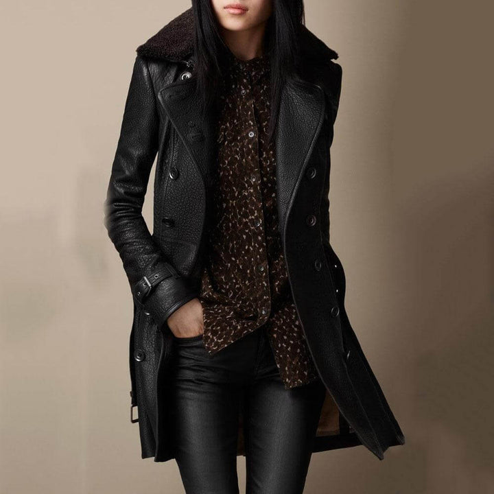 Manteau long d'hiver élégant