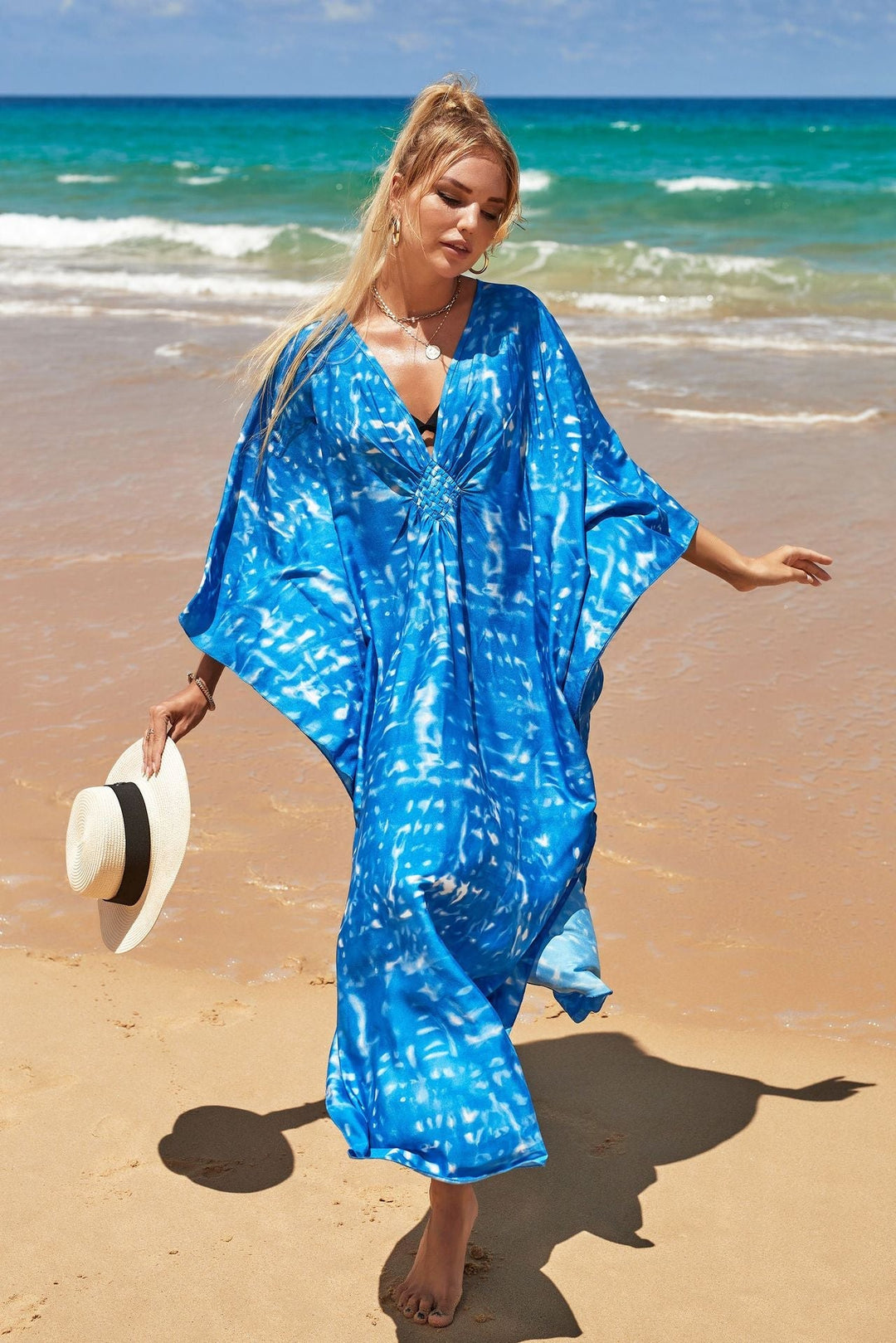 Robe de Resort Seafoam Bloom
