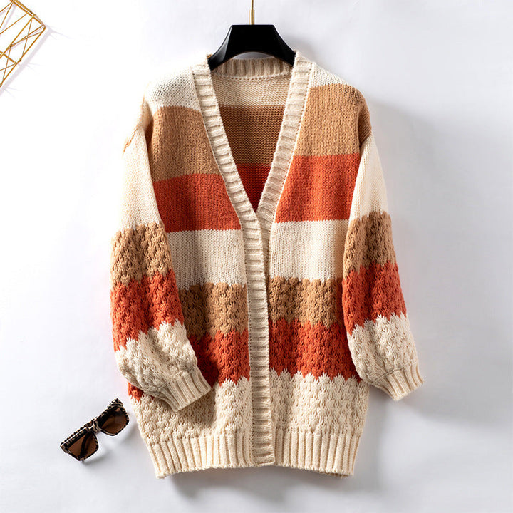 Pull en tricot décontracté à manches larges Cross-Border