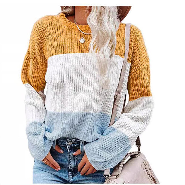 Pull à manches lanterne pour femme