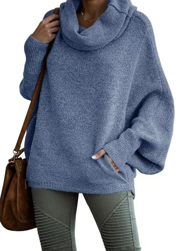 Pull à col montant pour femme