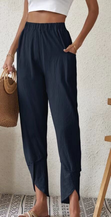 Pantalon en coton stretch pour femmes