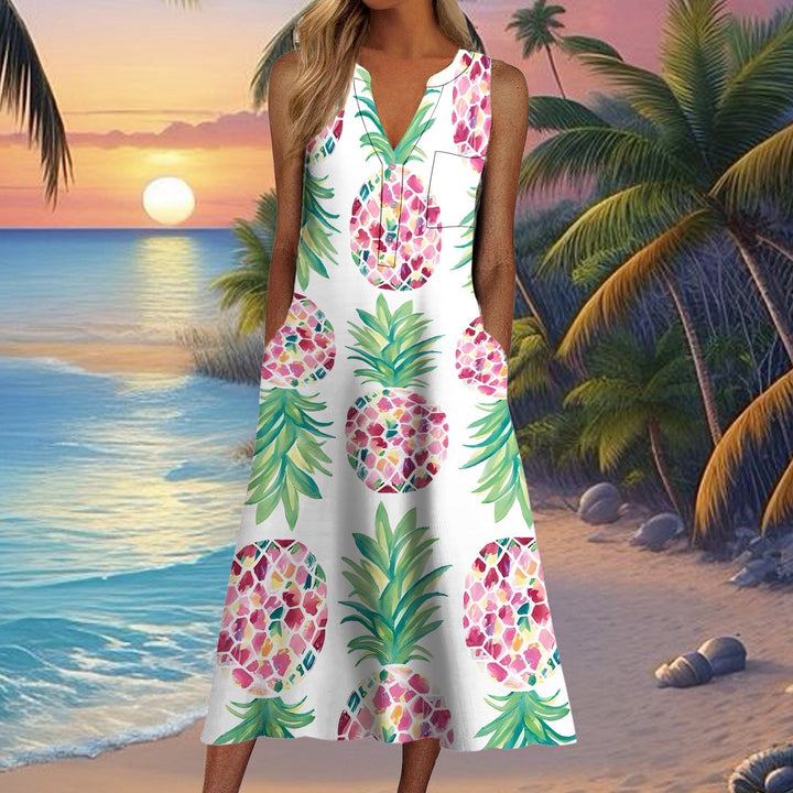Robe rayée intemporelle à coupe souple