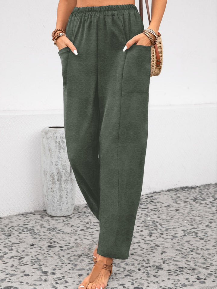 Pantalons Ice Silk Grande Taille