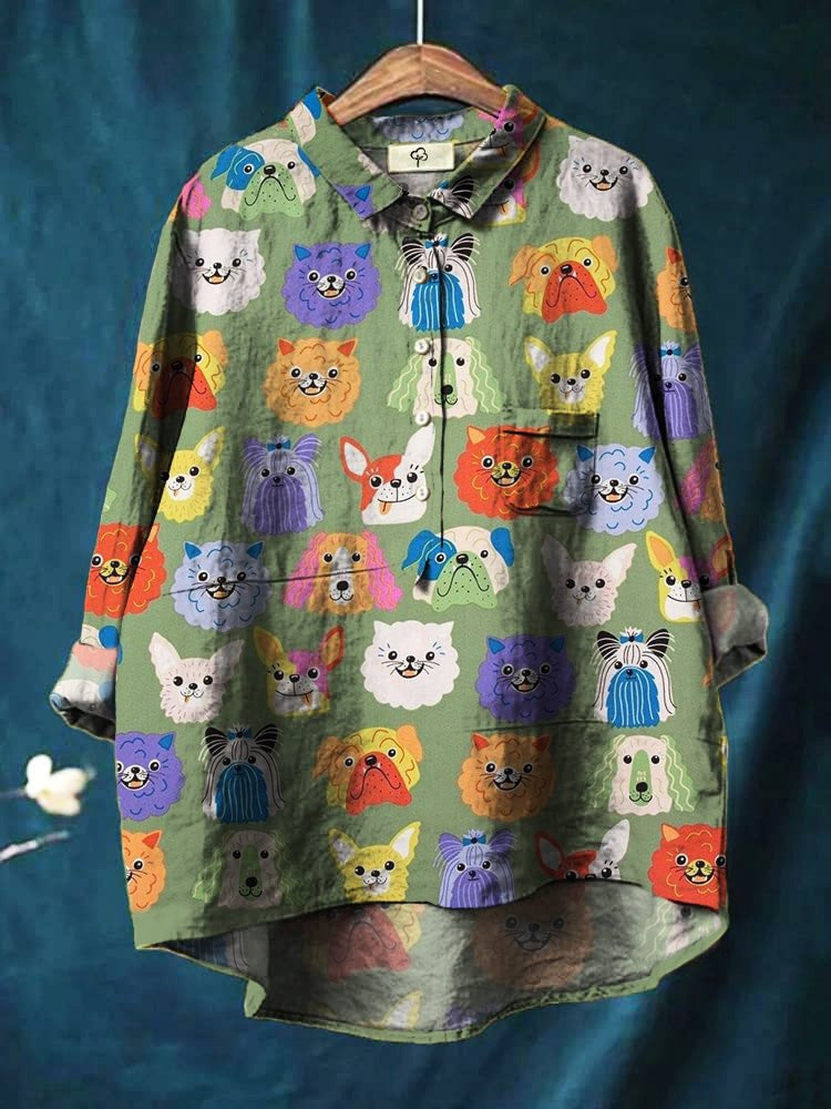 Puck Dog Art Shirt avec un design audacieux
