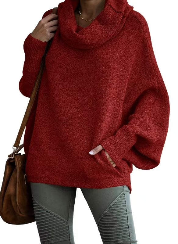 Pull à col montant pour femme