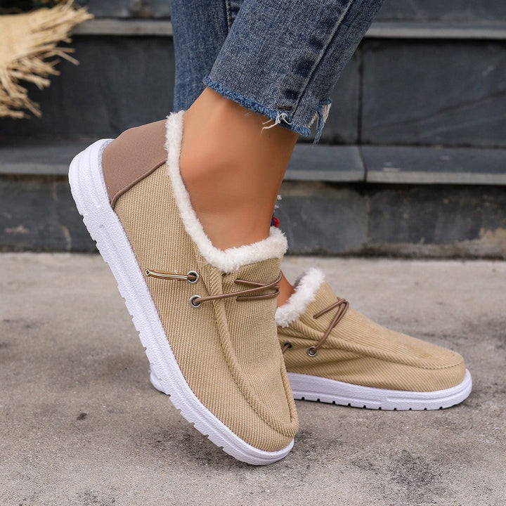 Florine – Chaussures d'hiver à doublure polaire douce