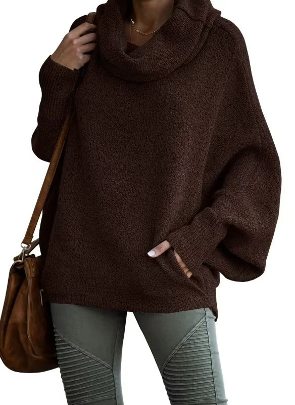 Pull à col montant pour femme