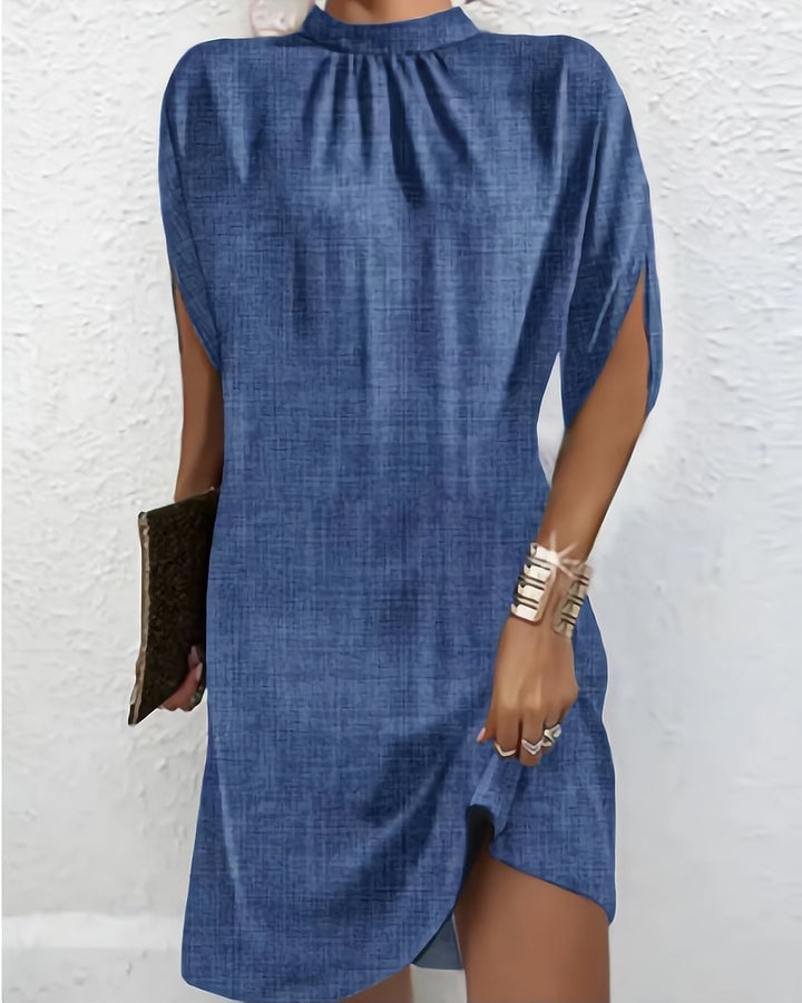 Robe décontractée à col rond