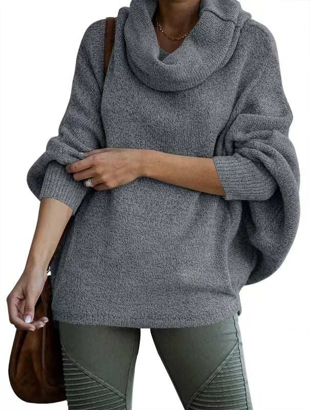 Pull à col montant pour femme