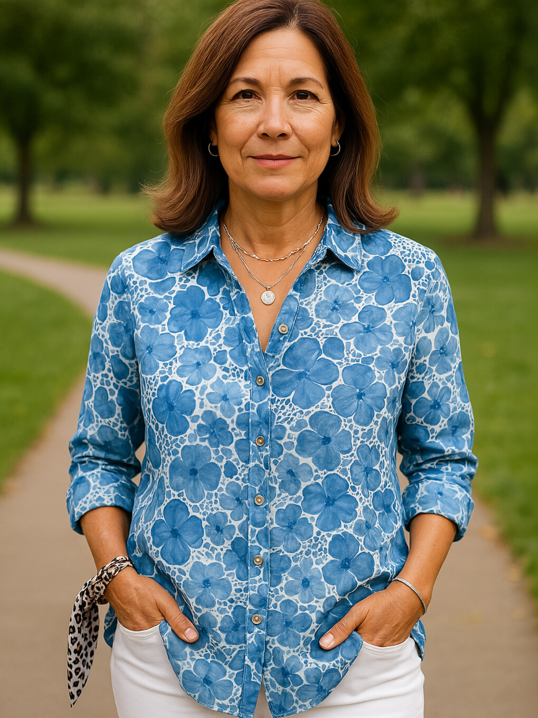 Blouse à boutons Élégance sans effort