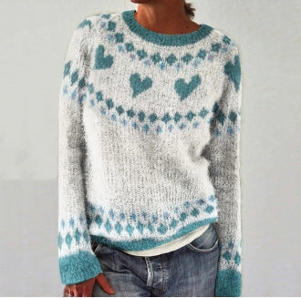 Pull chaud d'inspiration islandaise classique