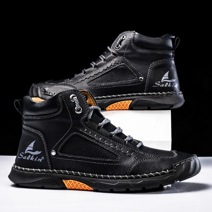 Chaussures High Top en cuir décontractées