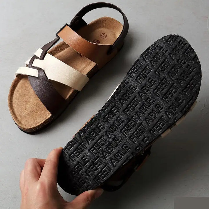 Sandales orthopédiques durables avec un coussinage doux