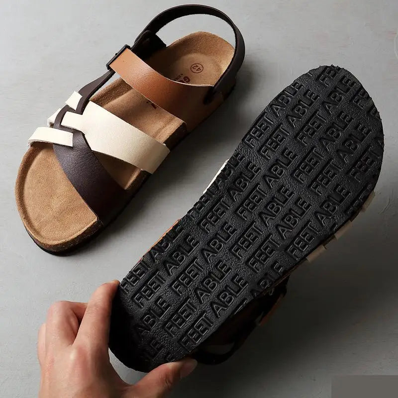 Sandales orthopédiques durables avec un coussinage doux