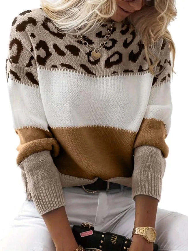 Pull raffiné en maille à manches longues