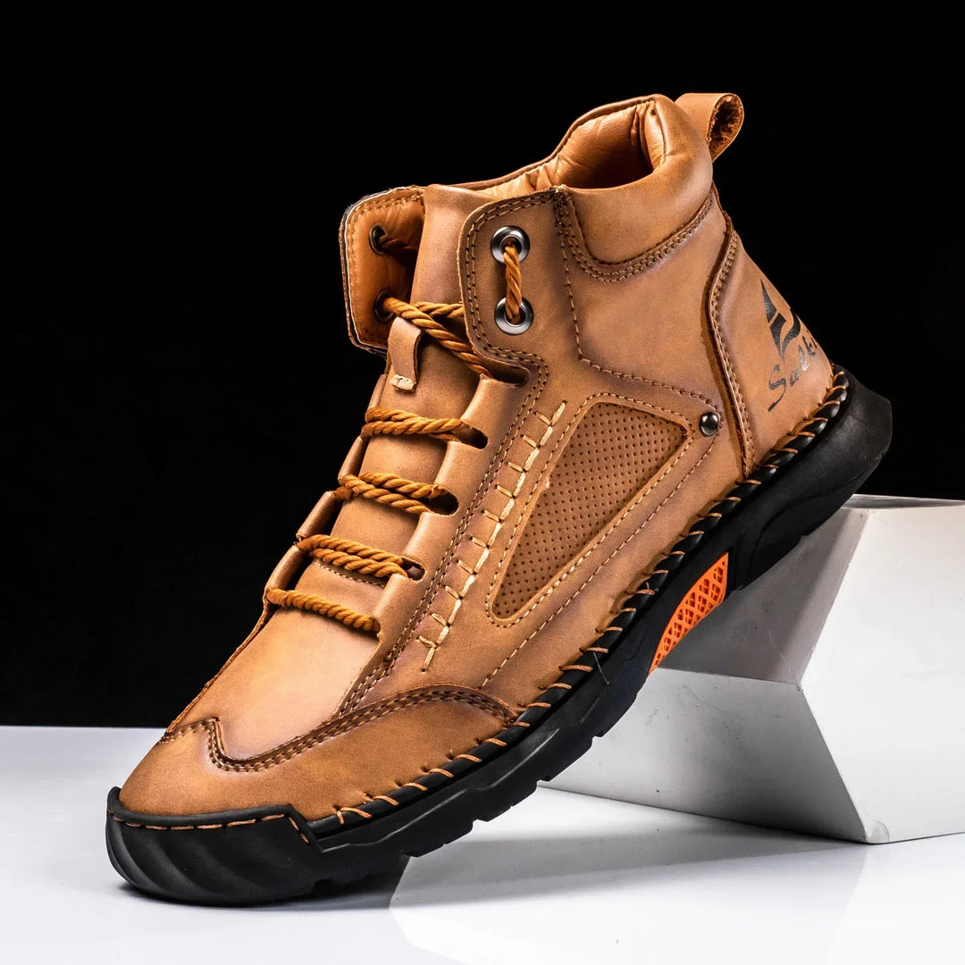 Chaussures High Top en cuir décontractées