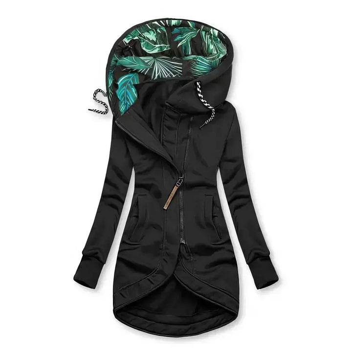 Casual rain jacket with Palm Print