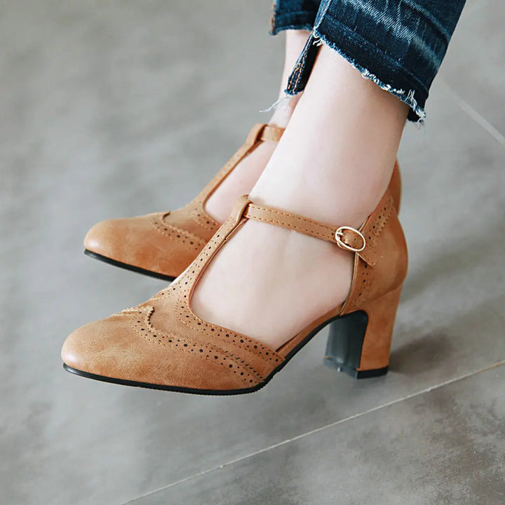 Talons épais Medium Low confortables